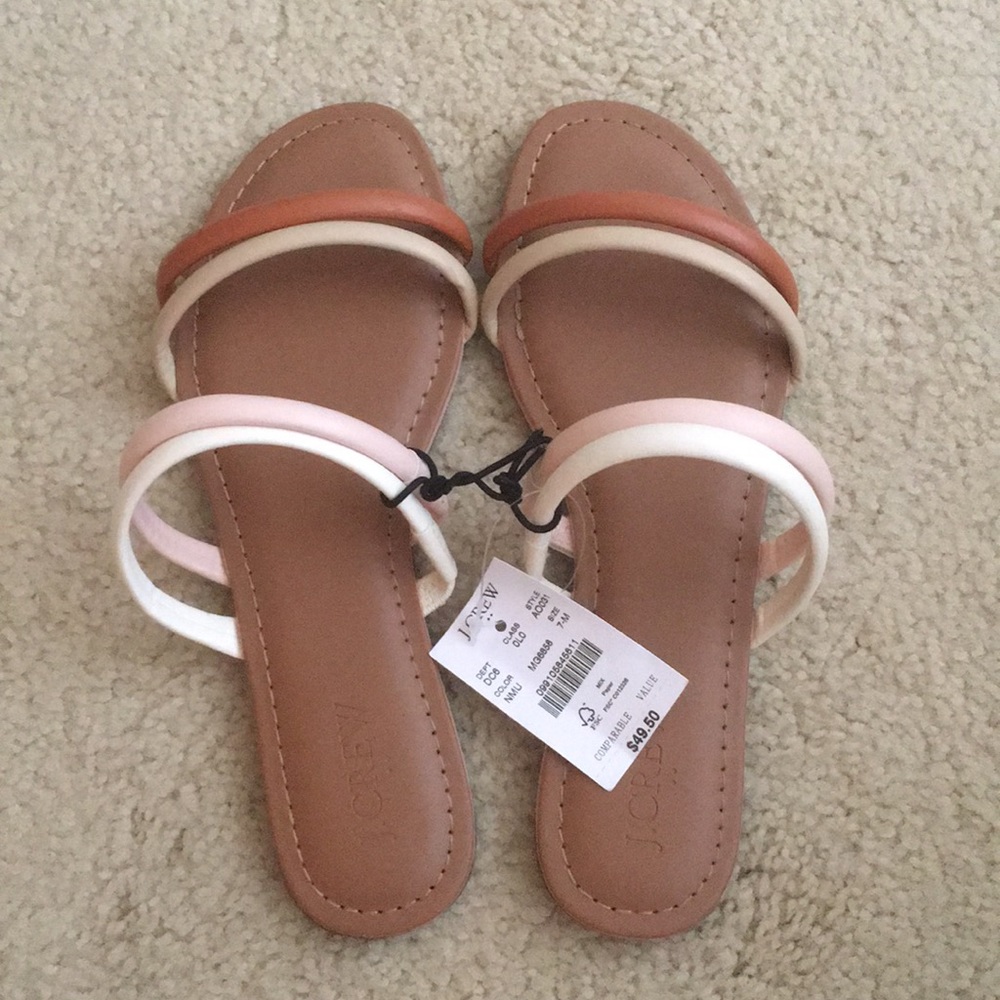 J crew beach sandals